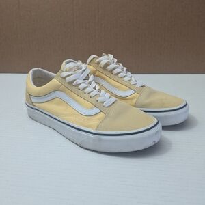 VANS Old Skool Yellow White Suede Shoes / Men’s 7 Women’s 8 .5